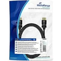 MediaRange HDMI (Typ A) — HDMI (Typ A) (2 m), Câble vidéo, Noir