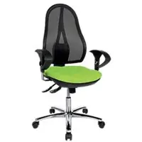 Topstar Chaise de bureau Open Point tissu résille, tissu multicolore (43 - 51 cm)