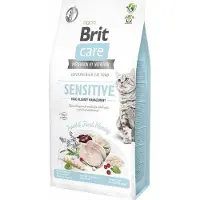 Brit Care Cat Grain-Free Insect &amp; Herring Sensitive - Insectes &amp; hareng hypoallergénique sans céréales pour chats avec intolérance alimentaire - 400 g