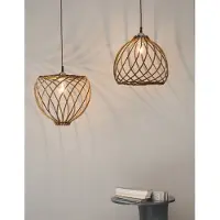 Lyora Suspension en bois Adana Ø 35cm