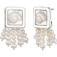 Haze&Glory Boucles d'oreilles 'Ocean' argent