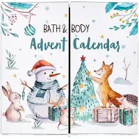 Accentra Calendrier de l'Avent beauté, calendrier de Noël, bien-être, soins, shampoing, spa