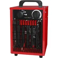 Emerio Power-Aérotherme FH-102990 - Aérotherme industriel - 30 m² - 3000W - IP24 - fonction de ventilation - thermostat réglable - 3 niveaux de chauffage