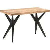 Syfax Table de salle à manger 120x60x76 cm Bois solide d'acacia