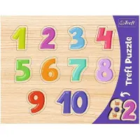 Trefl Planche à découper/ puzzle chiffres 37x29cm