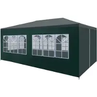 Syfax Tente de réception 3 x 6 m Vert