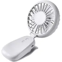 Generique Mini ventilateur portatif portatif de ventilateur de bureau pour le voyage extérieur de bureau à la maison ventilateur Ultra silencieux pliable d'agrafe avec 2 réglages de vitesse