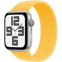 Apple Bracelet Solo tressé pour Watch | 44/45/46/49 mm - Taille 12 - Sunshine
