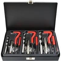 GEKO Kit de réparation de filets M6-M10, 88pcs G02789