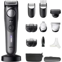 Braun Tondeuse à barbe Kit d'entretien de la barbe pour hommes Series 9 Barber Tools Power Boost Beard Care