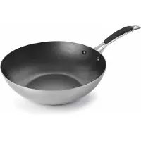 Lacor Wok,ANTIHAFT, TRI-METAL, 28 cm, Trimetal, Gris