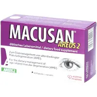 MACUSAN Areds2 gélules pour le maintien d'une vision normale, 60 gélules
