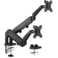 Value 17.99.1183 support d'écran plat pour bureau 32" Mur Noir