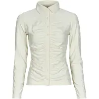 GUESS Chemise LS SHIRRING NYNA femmes - Beige - EU M