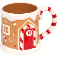 Atmosphera Kubek świąteczny, dom z piernika, 500 ml, Tasse, Multicolore
