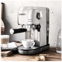 Gastroback Design Espresso Piccolo inox Machine à café à porte-filtre