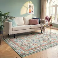 FRAAI Tapis vintage | Imagine Oriental Vert | 80x150cm | Vert | Rectangulaire | Tapis