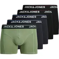 Jack & Jones Boxershorts Timothy Solid Trunk Hommes (lot de 5)