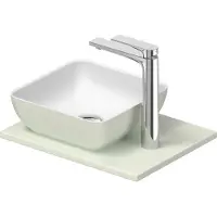 Duravit Sivida Set lavabos rectangulaires incl. console 410x330x123mm, 268023FH00