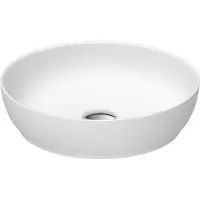 Duravit Sivida lavabo à poser, rond, 400x400mm, sans trou pour robinet, sans trop-plein (400 mm, 400 mm)