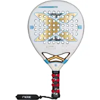 NOX Pack At Genius Official Racket Bap1 Padel Racket Argenté Homme