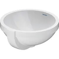 Duravit lavabo encastré ARCHITEC m ÜL o HLB d= 325mm sans trou pour robinet blanc (360 mm, 360 mm)