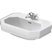 Duravit Lavabo 1930 avec meuble vasque HLB 1 robinetterie 600x410mm blanc (410 mm, 600 mm)