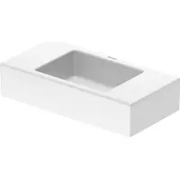 Duravit Lave-mains VERO AIR o ÜL m HLB 500x250mm sans trou pour robinet blanc (250 mm, 500 mm)