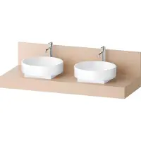 Duravit Console Balcoon rectangulaire, 2 découpes des deux côtés , 1400x550x370mm, BA90610IEIE0000
