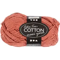 Creativ Company Katoengaren Afm 8/8 L : 80-85 M Terracotta - 50gr.