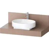 Duravit Console Balcoon rectangulaire, 1 découpe au centre , 1000x550x370mm, BA90570IFIF0000