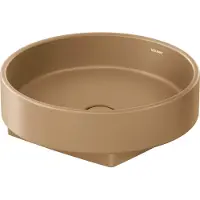 Duravit Balcoon vasque à poser, polie, sans trou pour robinet, diamètre 450mm, ronde, 240945AM79, 240945AM79 (460 mm, 450 mm)