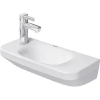 Duravit Lave-mains DURASTYLE sans cuvette 500x220mm 1 cuvette à gauche blanc (220 mm, 500 mm)