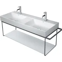 Duravit DuraSquare console en métal 126,5x45,1cm, pour lavabo 235312, montage mural, 0031184600