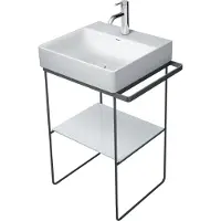 Duravit DuraSquare console en métal sur pied 565x451 mm, pour lavabo 235350, 0031154600