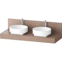 Duravit Console Balcoon rectangulaire, 2 découpes des deux côtés , 1400x550x370mm, BA90610IFIF0000