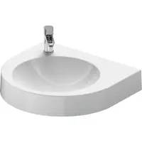 Duravit Lavabo ARCHITEC sans meuble vasque 575x520mm HL-avant blanc (520 mm, 575 mm)