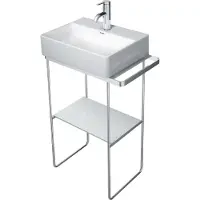 Duravit DuraSquare console en métal 51,6x33,3cm, pour lavabo 073245, sur pied, 0031091000