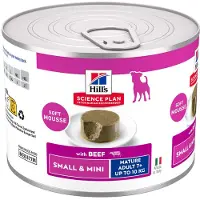 Hill's Pet Nutrition Science Plan Mature Adult Small & Mini Mousse - Bœuf - 12 x 200 g