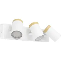 Eglo Luminaires 3 spots Consuma blanc 40 x 12 cm