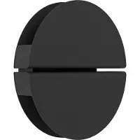 Eglo LED Applique Vascella noir Ø 18 x 6 cm blanc chaud/blanc froid