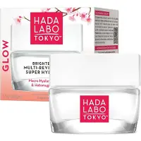 Hada Labo Tokyo, Glow, acide hyaluronique, éclaircissant, jour et nuit, gel-crème, visage, 50 ml