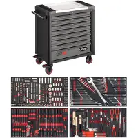 Vigor Chariot d'atelier Series XL Plan de travail en acier inoxydable avec assortiment V4481-X/375