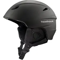 Travelhawk Ski Helmet - Casque de snowboard - Casque de ski - Unisexe - Noir - L
