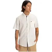Quiksilver Time Box Short Sleeve Shirt Blanc L Homme