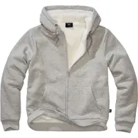 Brandit Teddylining Full Zip Sweatshirt Gris 6XL Homme
