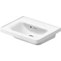 Duravit Meuble lavabo D-NEO 500x400mm sans trop-plein blanc sans trou pour robinetterie (400 mm, 500 mm)