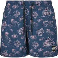 Urban Classics Shorts de bain marine / rose