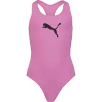 Puma Racerback Swimsuit Rose 5-6 Years Fille