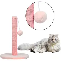 Leantoys Tour de griffoir pour chat rose 40 cm x 30 cm